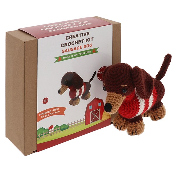 Creative Crochet Sausage Dog