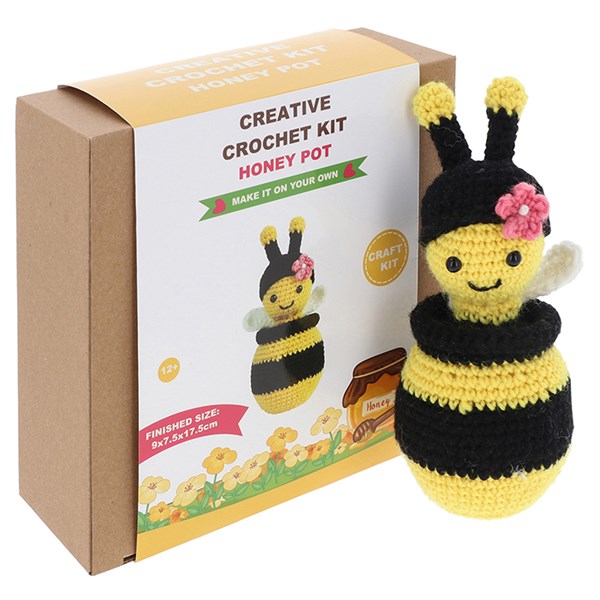 Creative Crochet Bee/Honey Pot