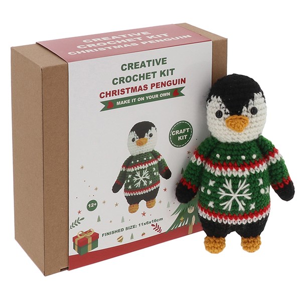 Creative Crochet Xmas Jumper Penguin