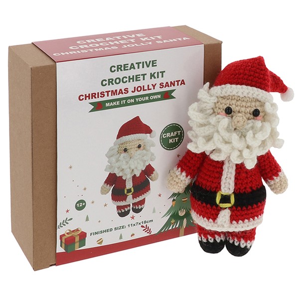 Creative Crochet Xmas Jolly Santa
