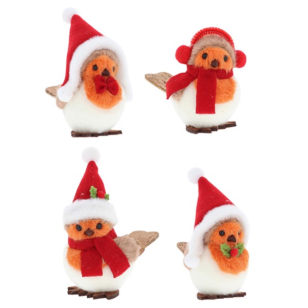 Joyful Robins Sitting