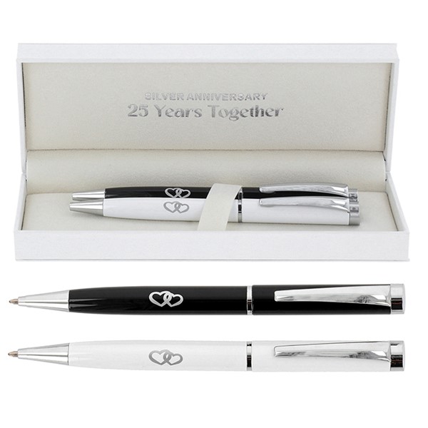 Bridgewater 25 Years Silver Anniversary Pen Set