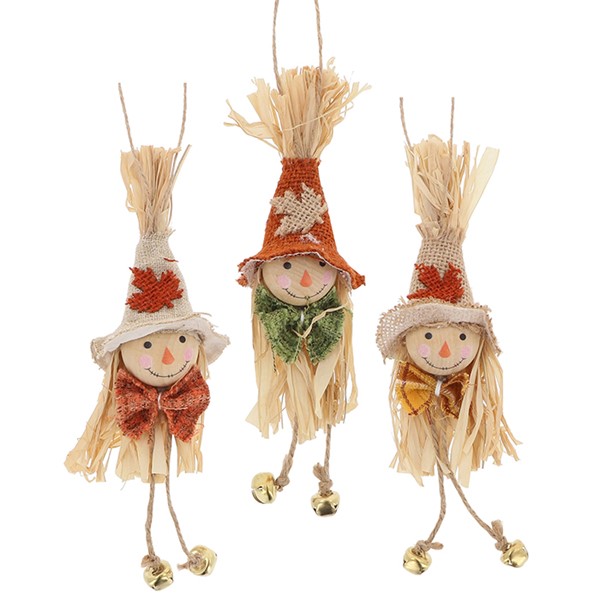 Pumpkin Scarecrow Head Hanger