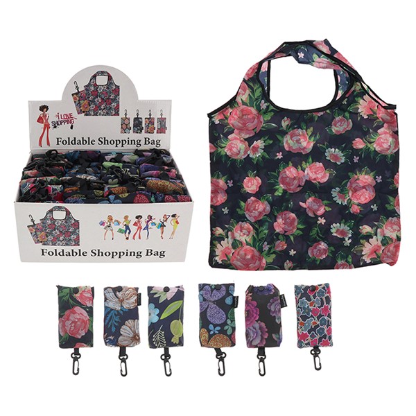 Love Shopping Clip Bag Floral