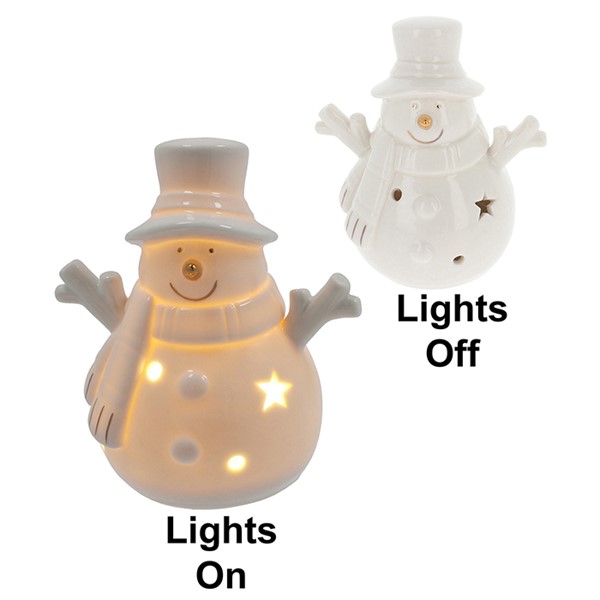 Frosty Jolly LED Snowman Small