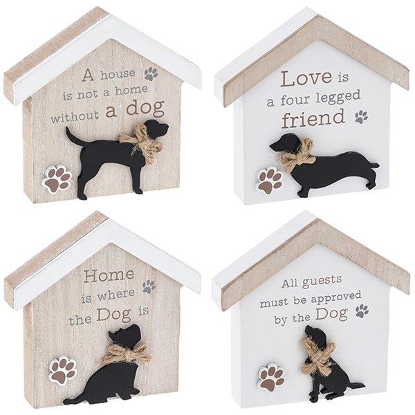 Pooch Pals Standing Kennel Plaque