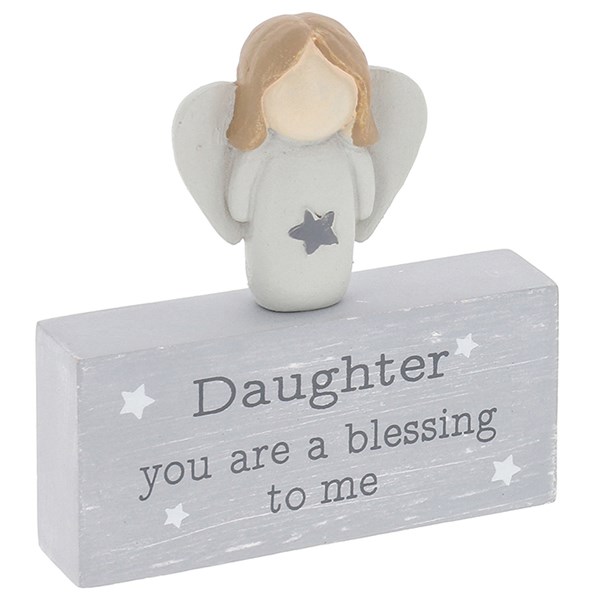 Pebble Angel Block Daughter