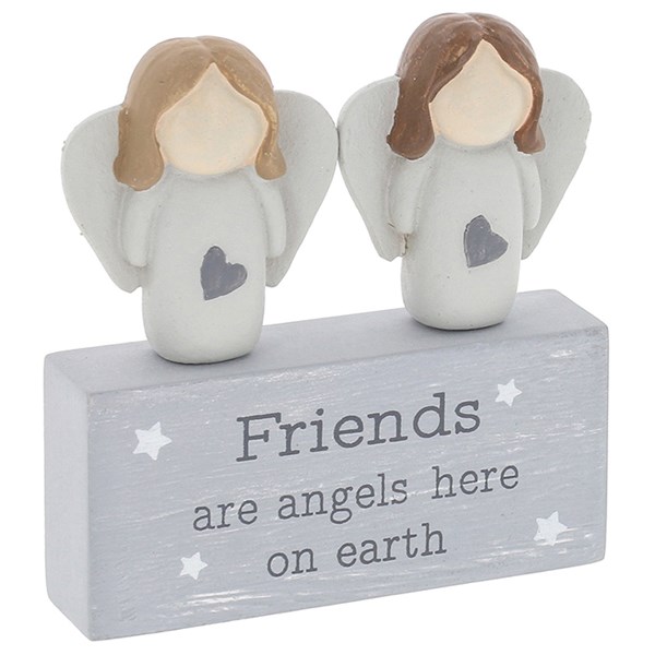Pebble Angel Block Friends