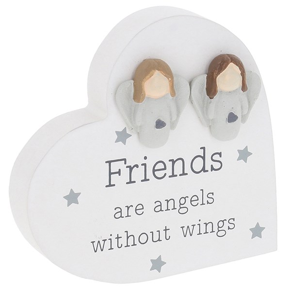 Pebble Angel Heart Friends