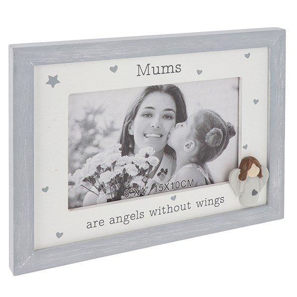 Pebble Angel 6x4 Frame Mum