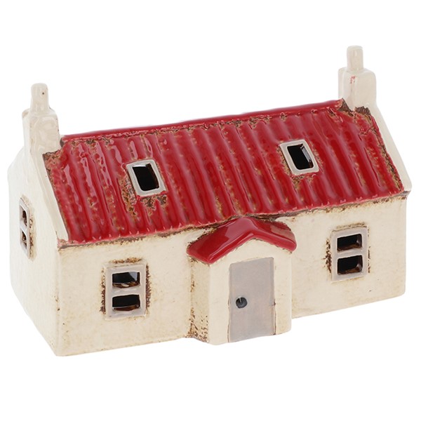 Village Pottery Croft House Red Tin Roof