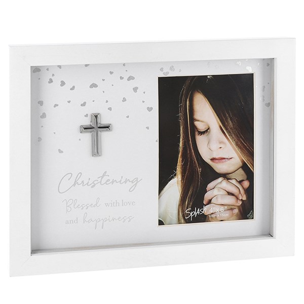 Sentiment Sparkle Frame Christening