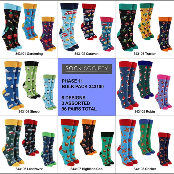 Sock Society Phase 11 Assorted Pack