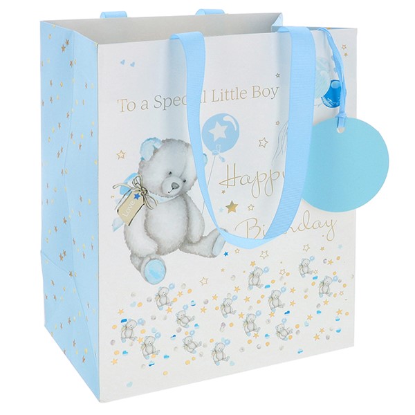 Rush Baby Bear Birthday Bag Boy Medium