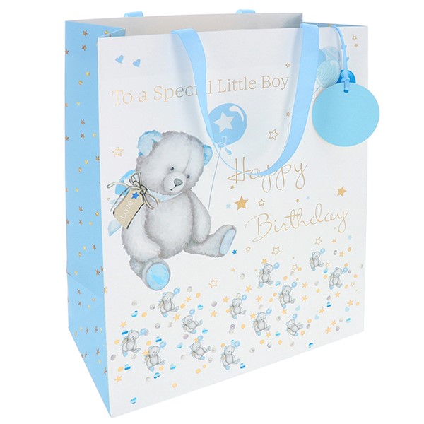 Rush Baby Bear Birthday Bag Boy Large
