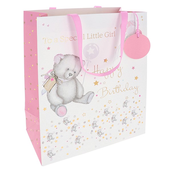 Rush Baby Bear Birthday Bag Girl Large