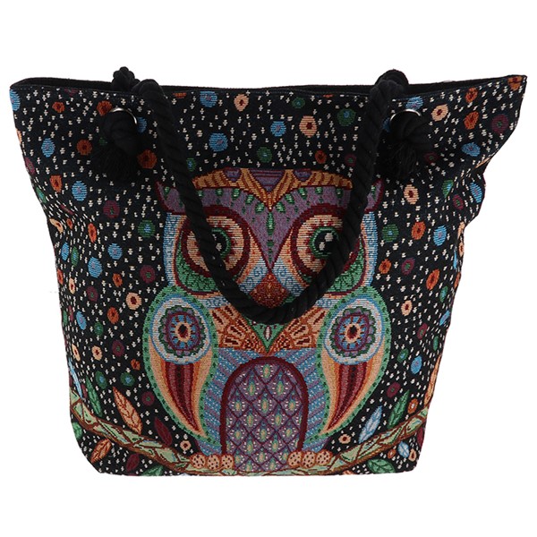 Tapestry Tote Colour Burst Owl