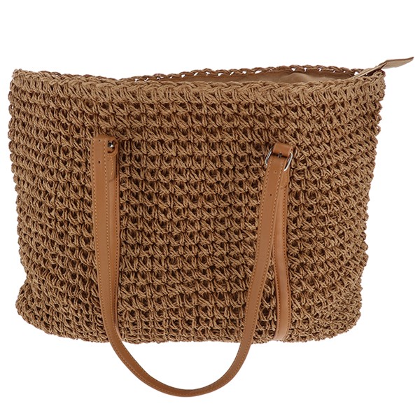 Woven Tote Bag Tan