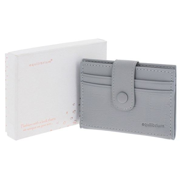 Ladies Modern Credit Card Holder Grey