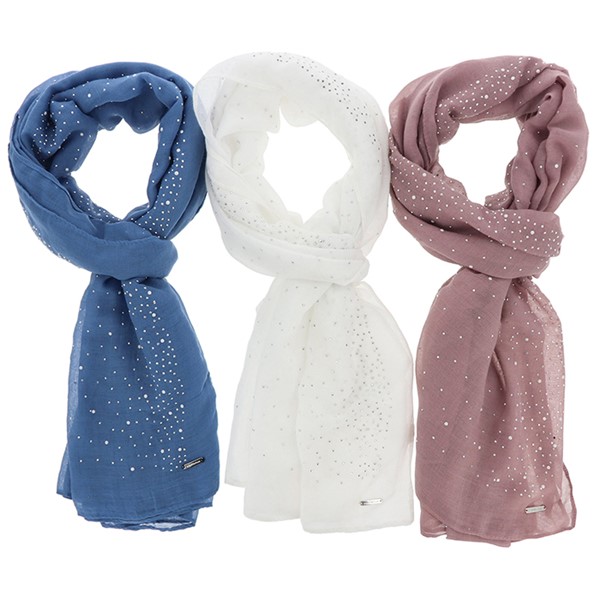 Rhinestone Sparkle Scarf