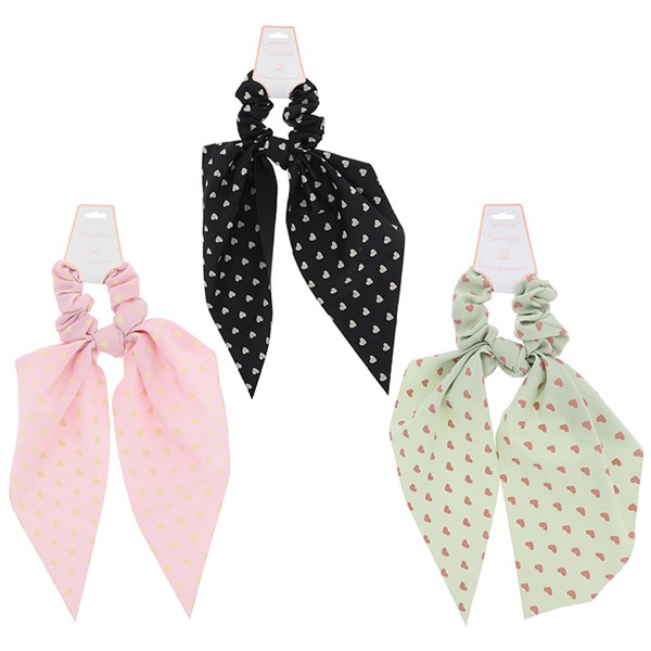 Hearts Hair Scrunchie