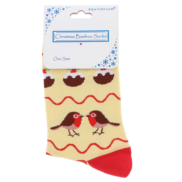 Ladies Xmas Bamboo Socks All Xmas