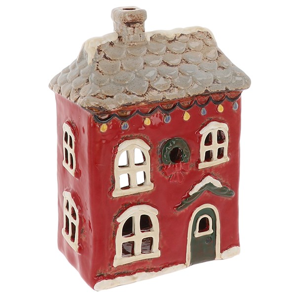 Village Pottery Xmas Garden House Tealight