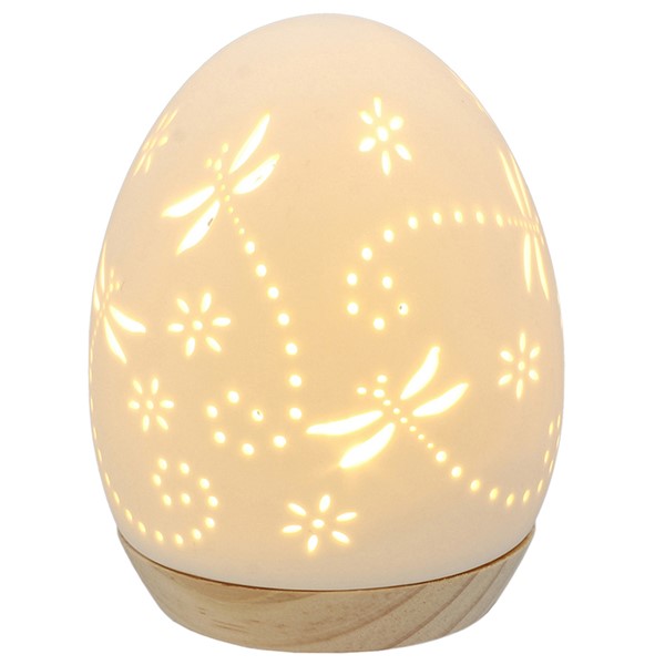 Dragonfly Glow LED Egg Lamp