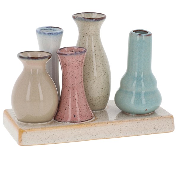 Petite Pottery 5 Stem Vase