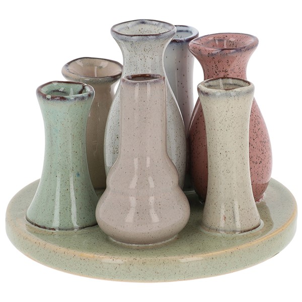 Petite Pottery 7 Stem Vase