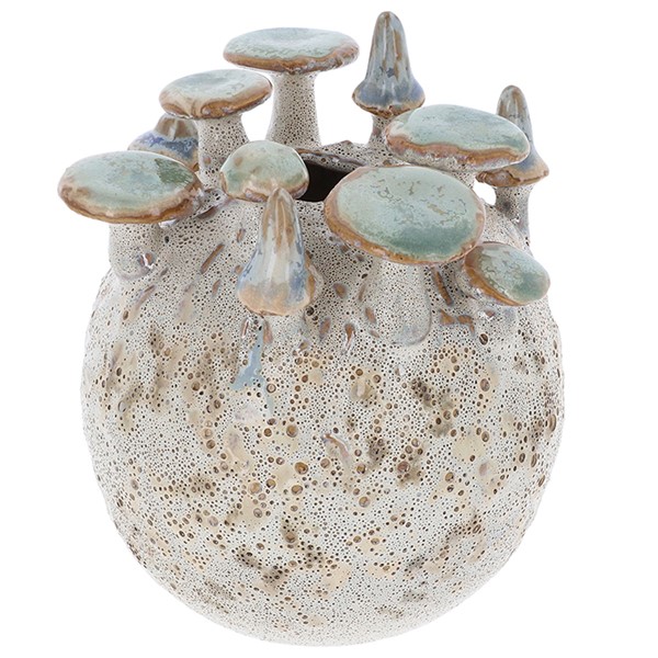 Mushroom Craft Round Vase