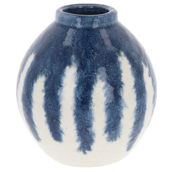 Vesuvius Bowl Vase Blue