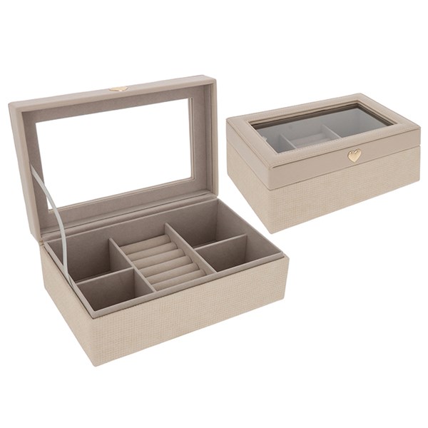 Rox Box Rectangle Jewellery Box Large Oyster