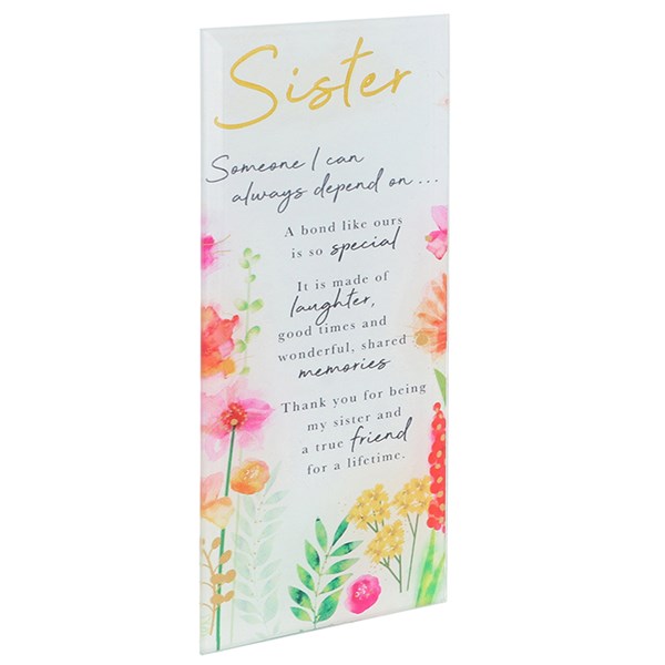 Embrace Sentiment Plaque Sister