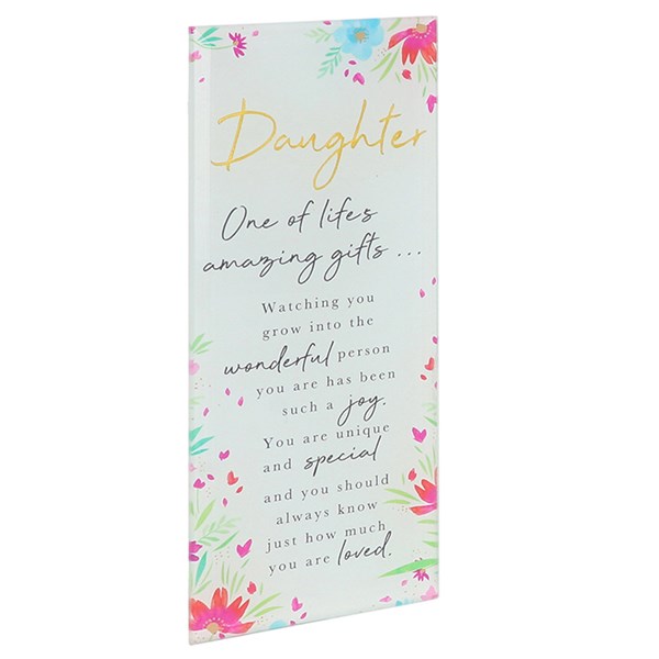 Embrace Sentiment Plaque Daughter
