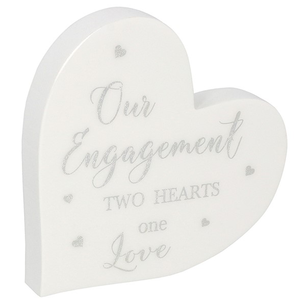 Sparkle Art Standing Heart Engagement