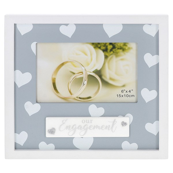 Sparkle Art Frame Engagement 6x4