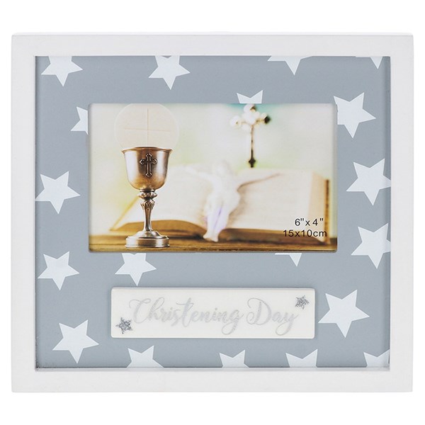 Sparkle Art Frame Christening 6x4