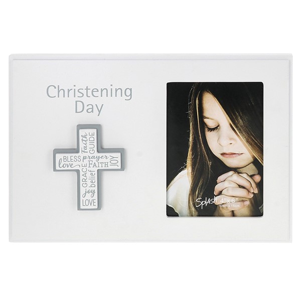 Loving Words Frame Christening 4x6