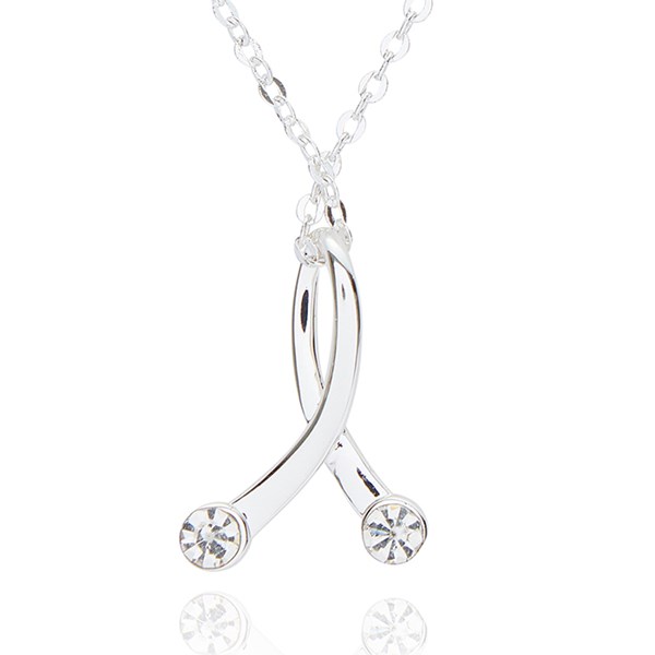 Kiss Freestyle Modern Silver Plated Necklace
