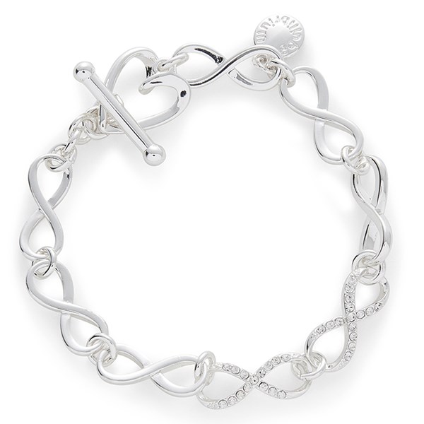 Kiss Eternal Love Silver Plated Bracelet
