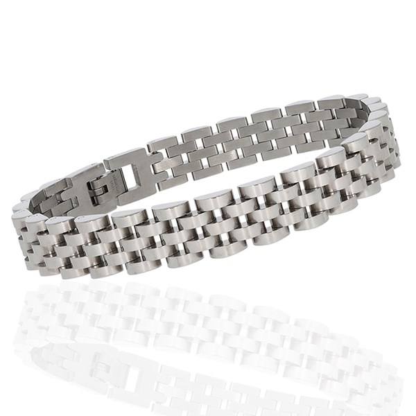 Woven Style Steel Bracelet