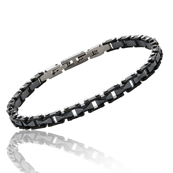 EQ For Men Ceramic Bracelet Black