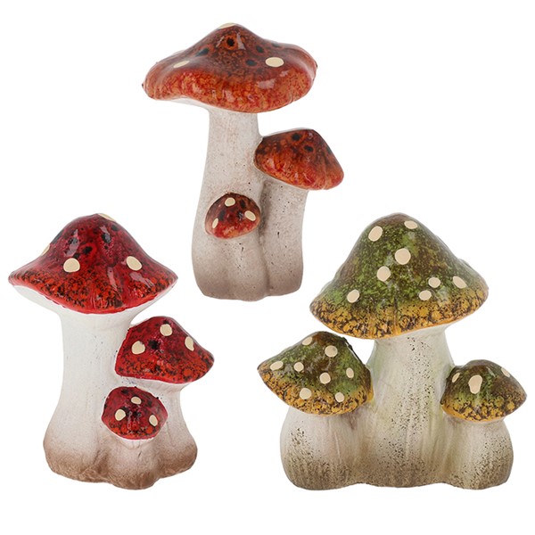 Woodland Mushroom Triple Small