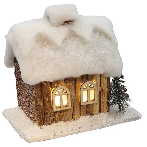 Xmas Forest Cabin LED