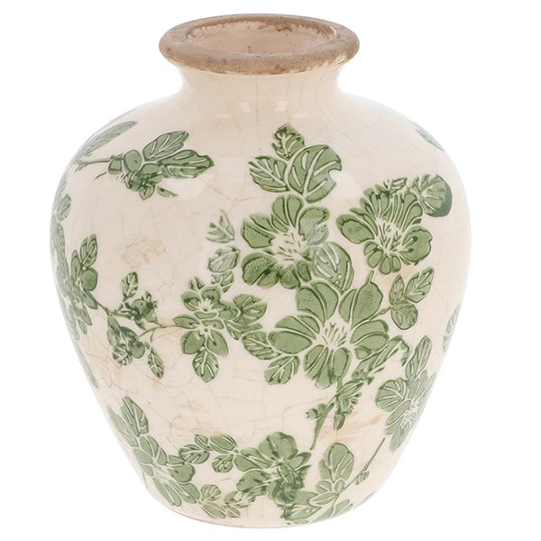 Clematis Garden Plum Vase Small