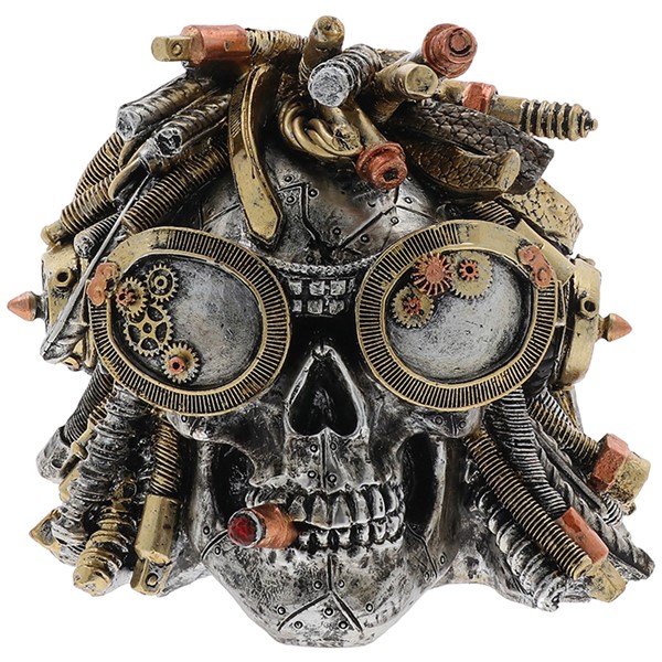 Steampunk Rasta Skull