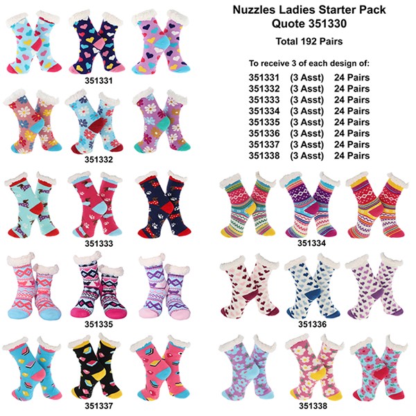 Nuzzles Ladies Assorted New Pack
