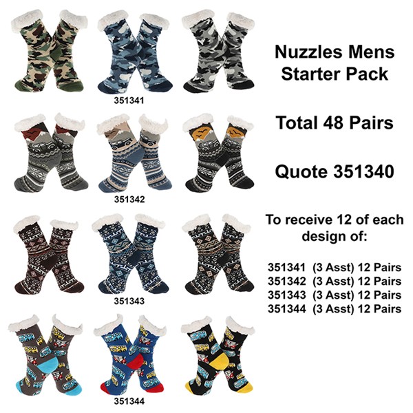 Nuzzles Mens Assorted Pack