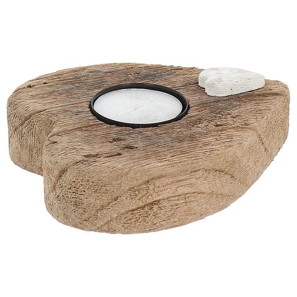 Heart Wood Heart Tealight
